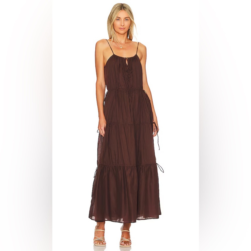 Faithfull the Brand Henri Maxi Dress Truffle $249